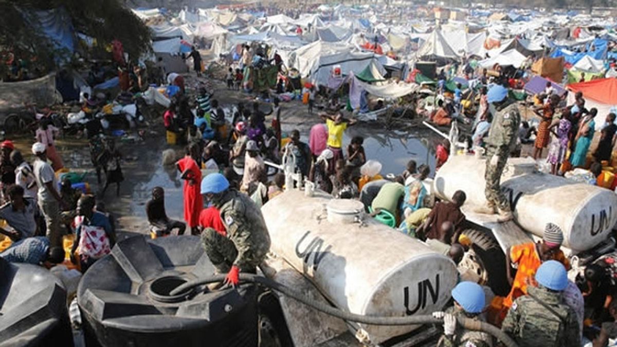 Campamento de la ONU en Sudán del Sur