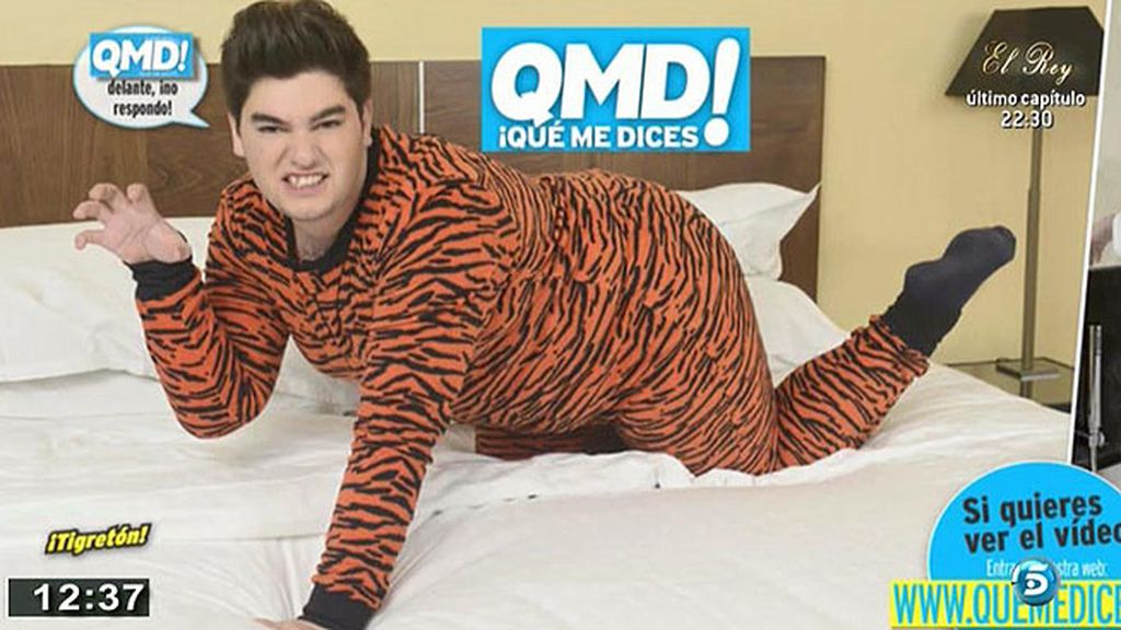 El amigo de Chabelita posa para '¡Qué me dices!'