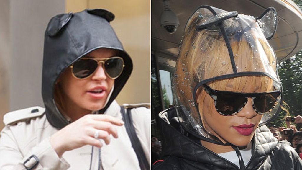 Lindsay Lohan y Rihanna de ositos