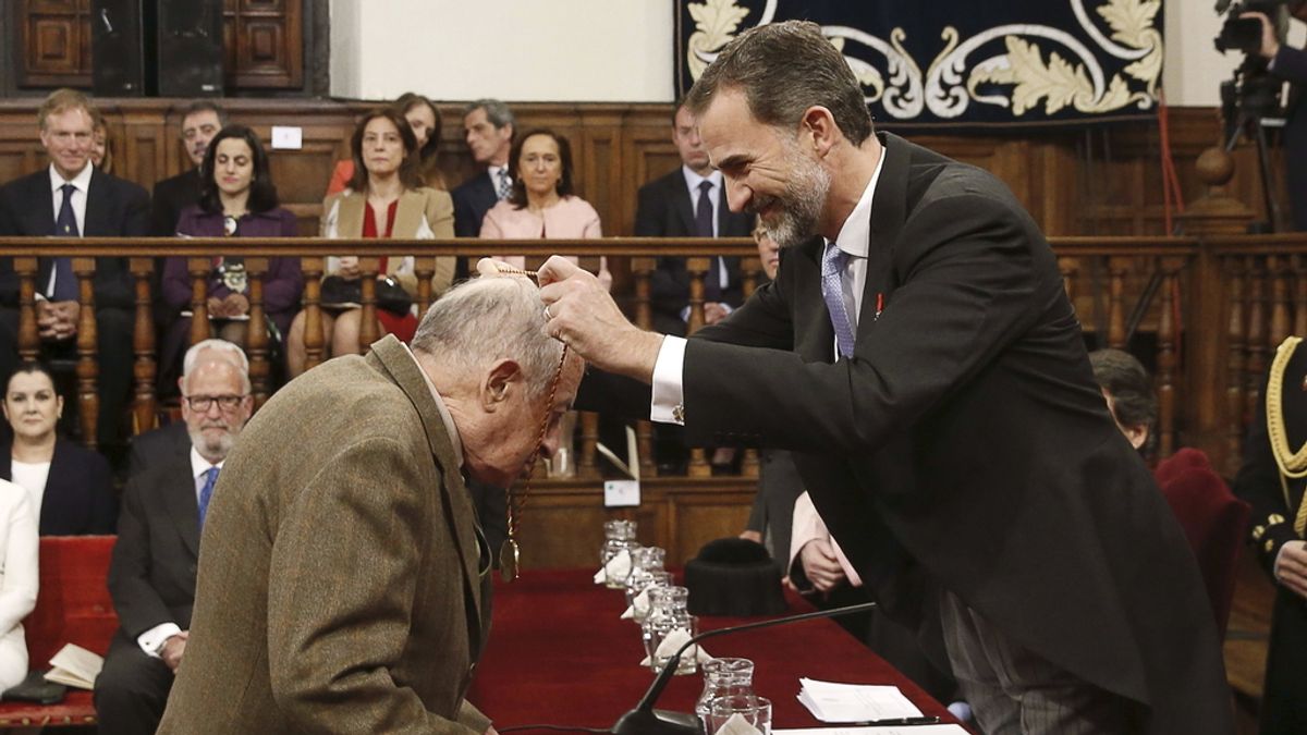 Juan Goytisolo recibe el premio Cervantes