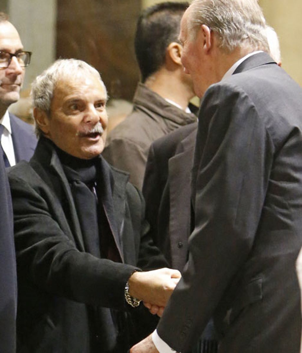 Jesús Mariñas saludó al rey Juan Carlos