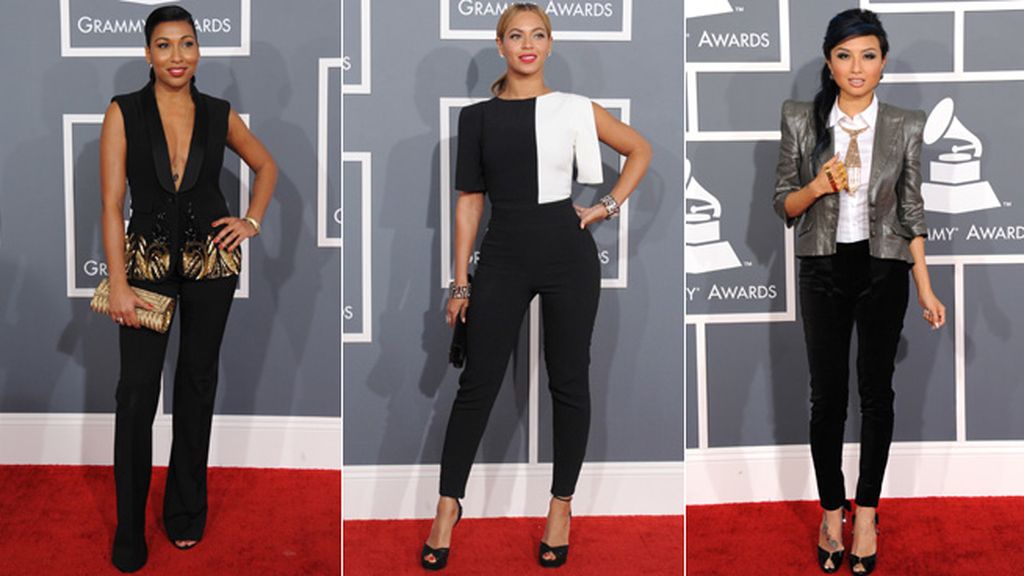 El pantalón también triunfó en la 'red carpet': Beyoncé, Jeannie Mai y Melani Fiona
