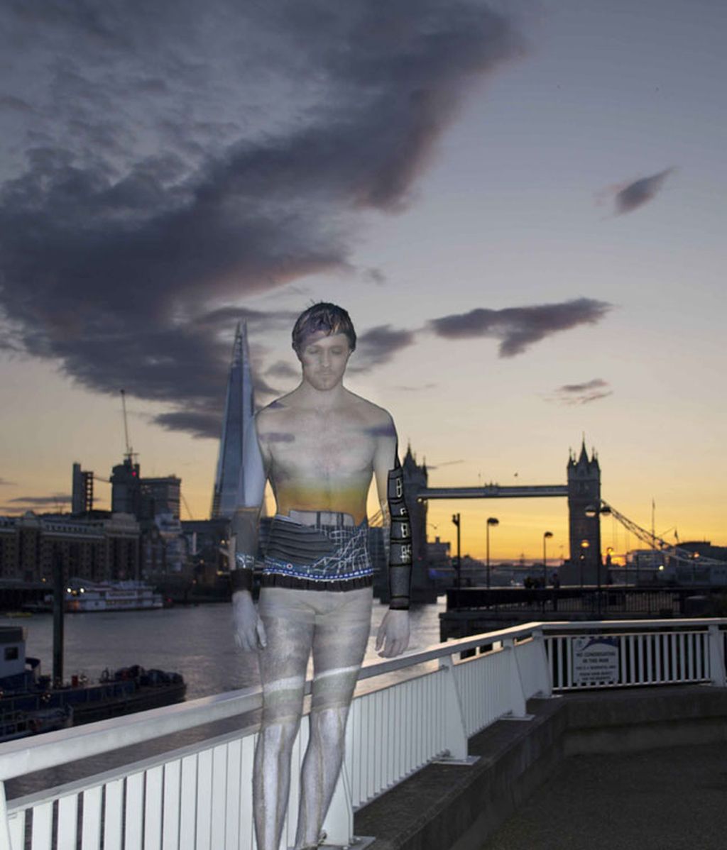 La artista del body painting vuelve a sus modelos invisibles en Londres