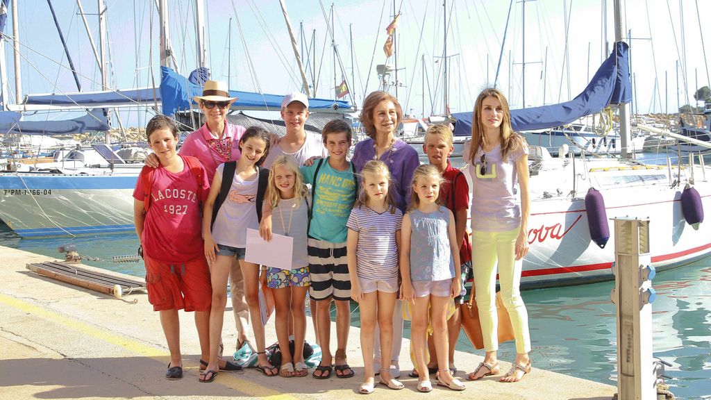 Letizia hace su aparición en Mallorca