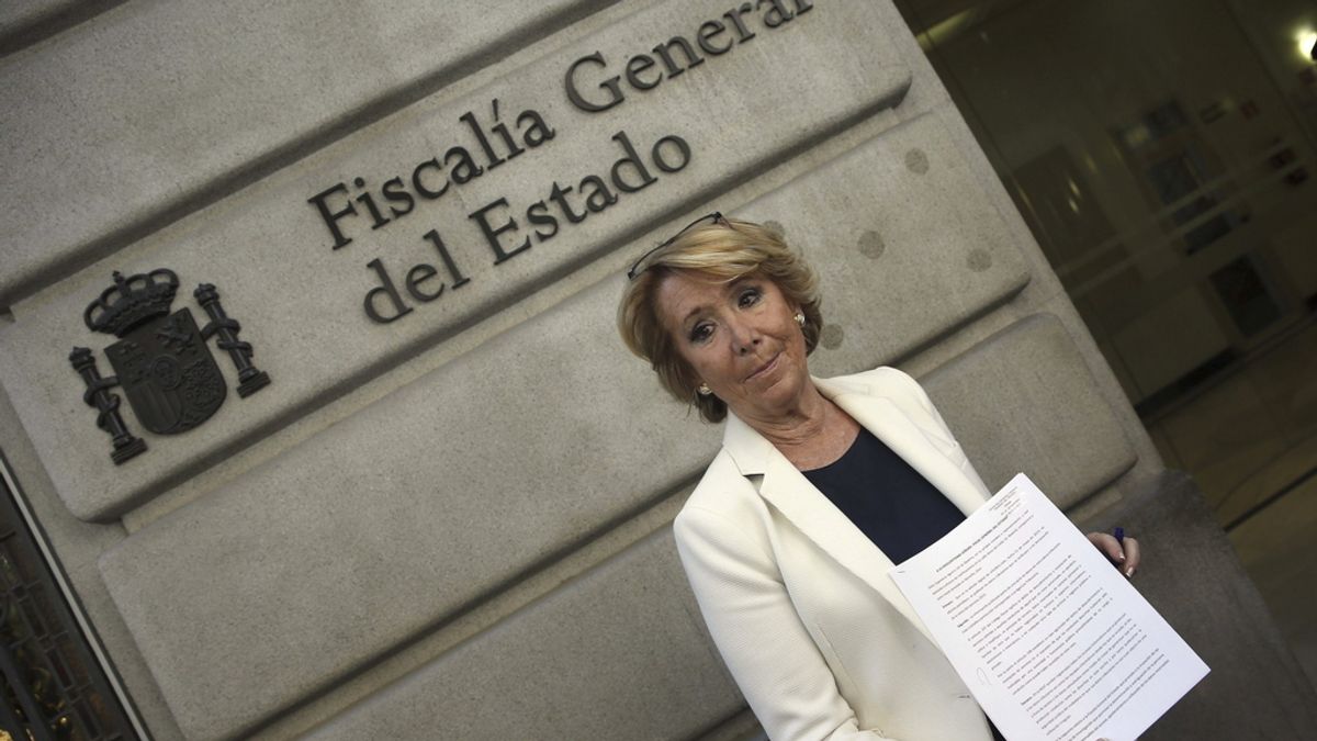 Esperanza Aguirre, candidata del PP en las elecciones de 24 de mayo