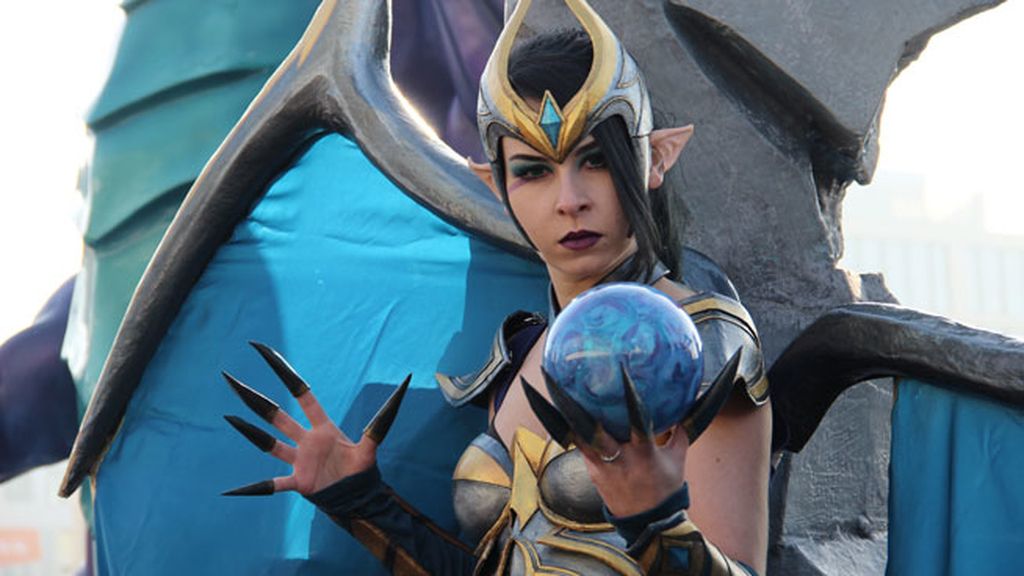 Durante las finales del campeonato del mundo