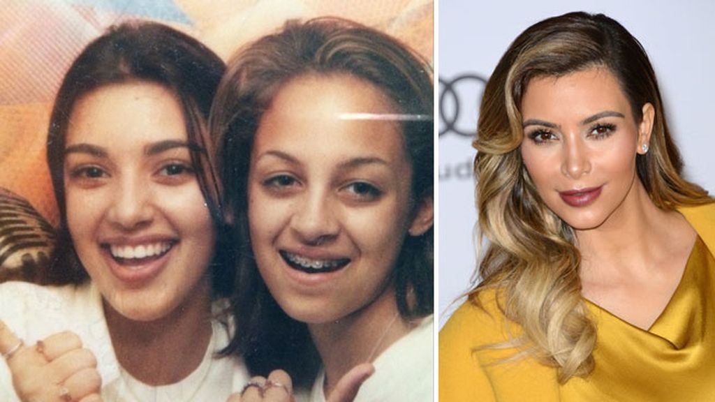 Kim Kardashian y Nicole Richie de adolescentes