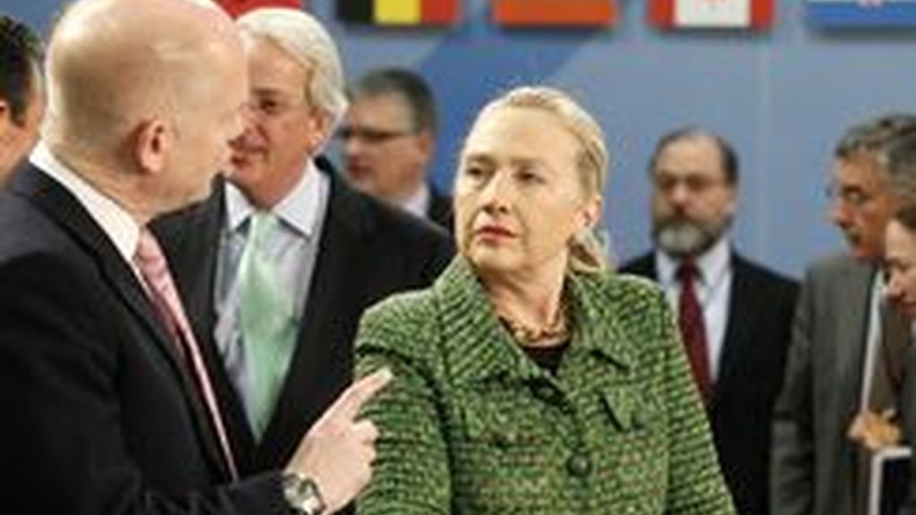 La secretatia de Estado de EEUU, Hillary Clinton.