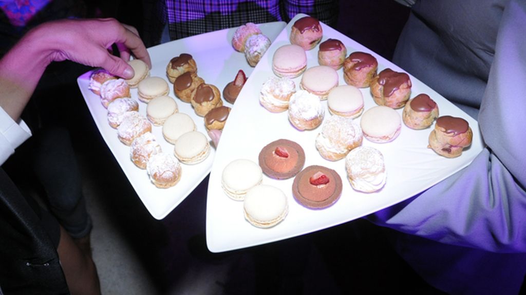 De postre se sirvieron dulces como los deliciosos macarons