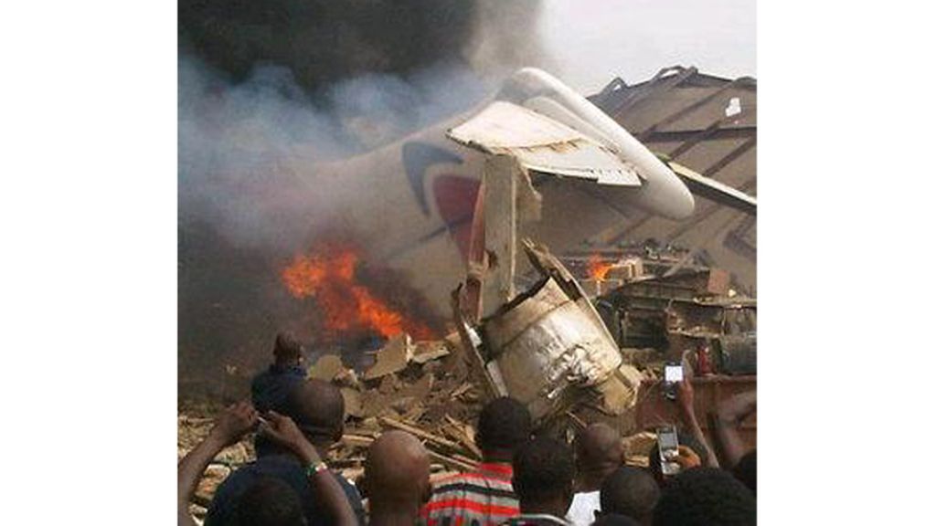 Accidente de avión mortal en Nigeria