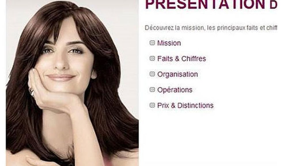 Penélope Cruz con el cuello jirafa
