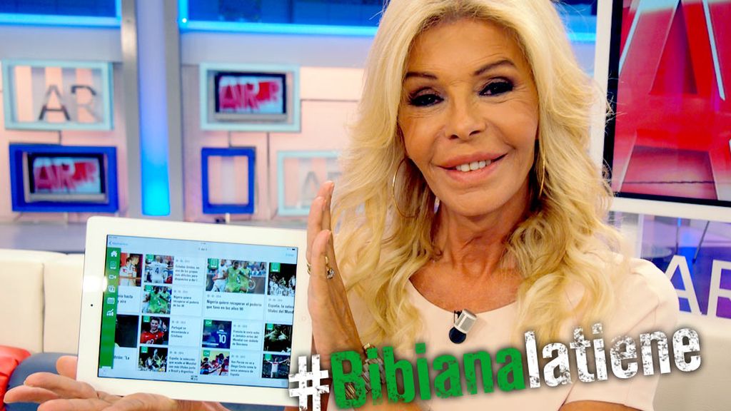 Bibiana hará de cada partido de España una fiesta