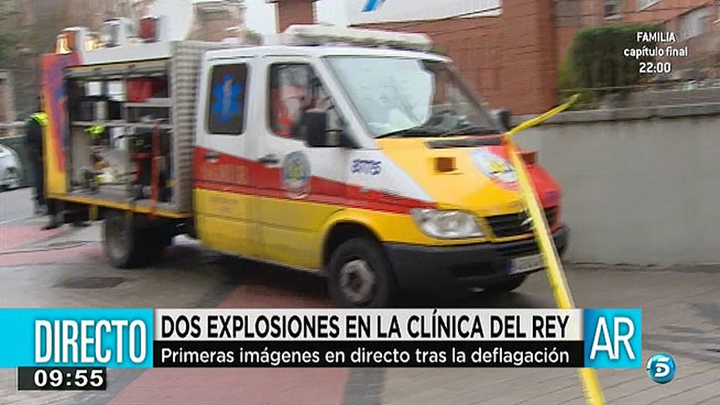 Las imágenes de la clínica La Milagrosa tras las dos explosiones