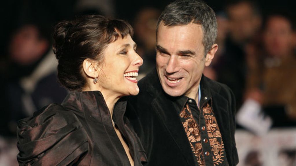 Daniel Day-Lewis con su mujer