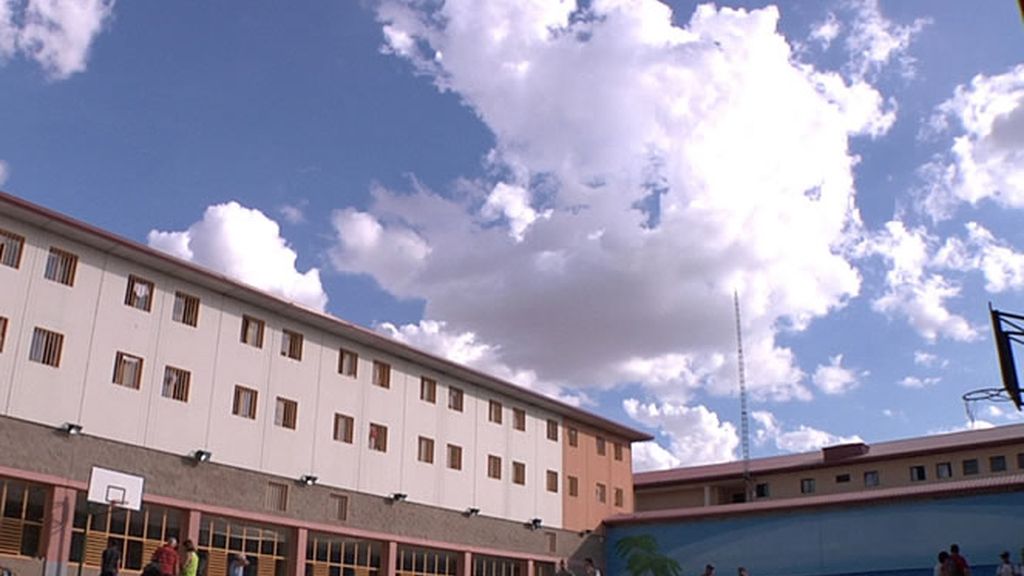 El patio de la cárcel en donde los presos disfrutan de algo de ocio