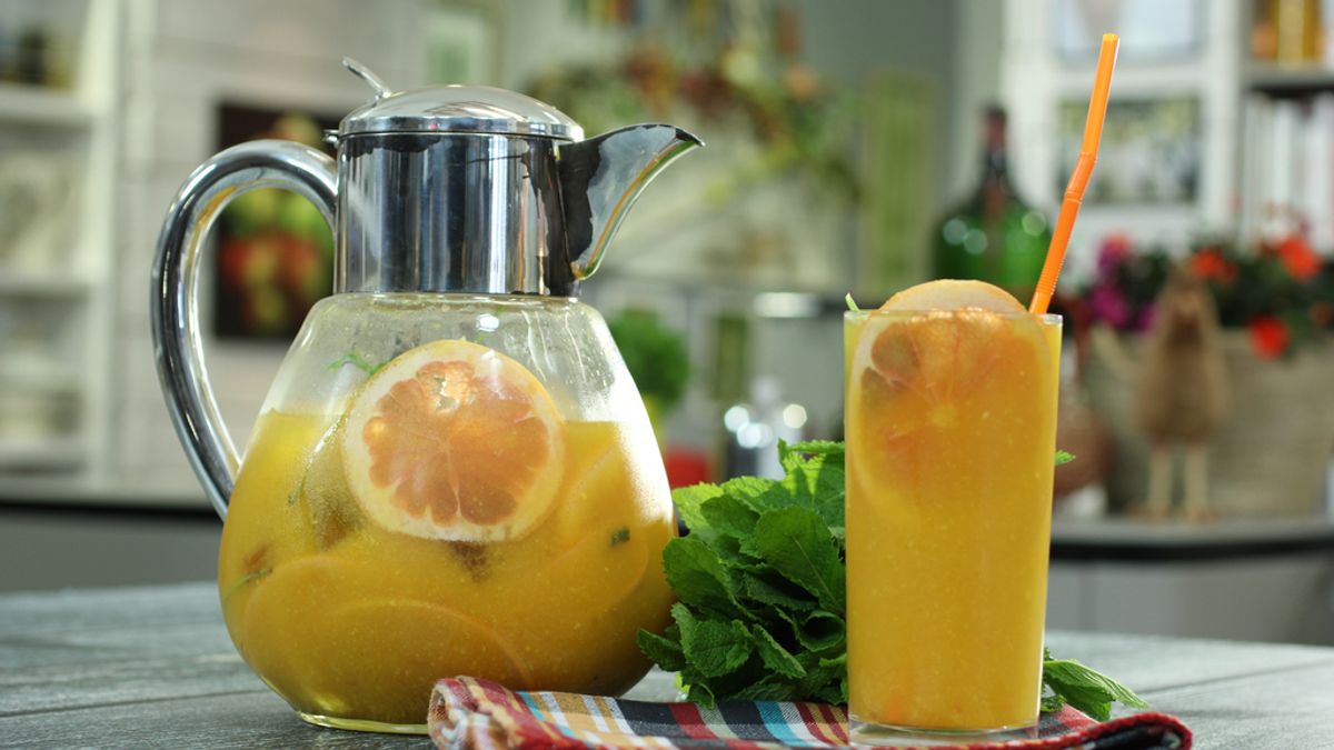 Refresco de té y naranja de 'Robin Food'