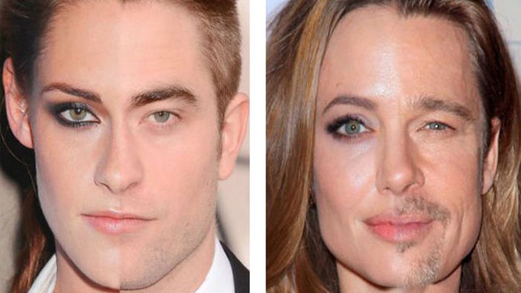 Kristen Stewart y Robert Pattinson/ Angeline Jolie Brad Pitt Kristen Stewart y Robert Pattinson/ Angeline Jolie Brad Pitt