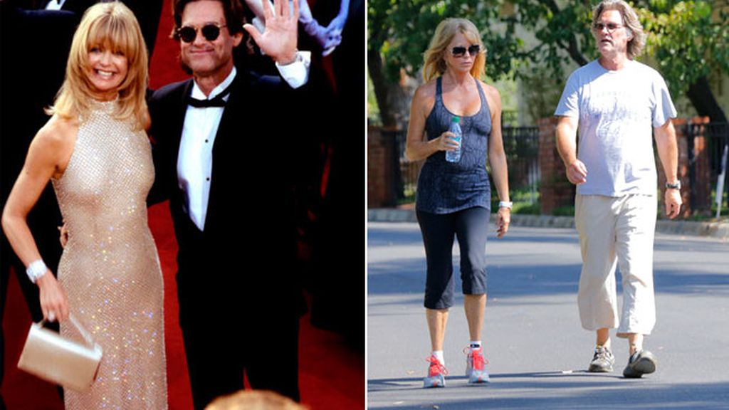 Goldie Hawn y Kurt Russell