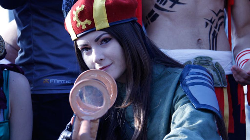 Durante las finales del campeonato del mundo