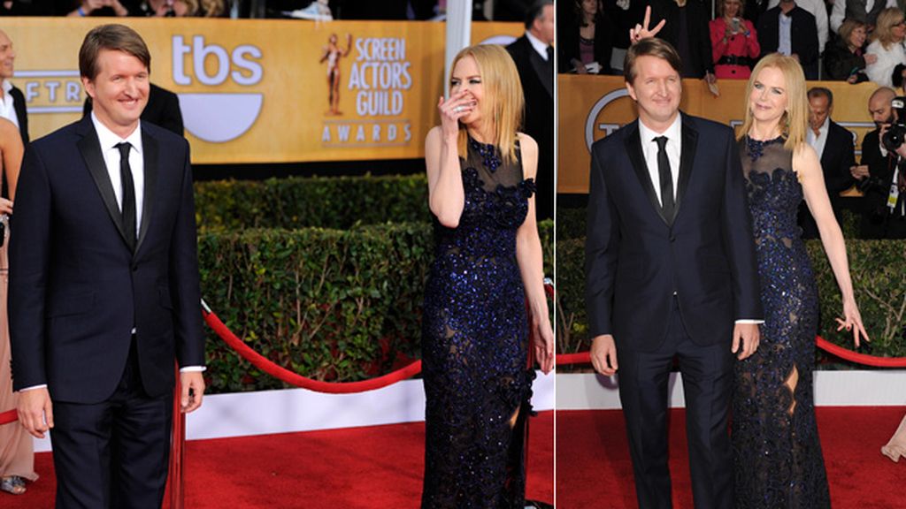 Nicole Kidman se lo paso pipa en la alfombra roja