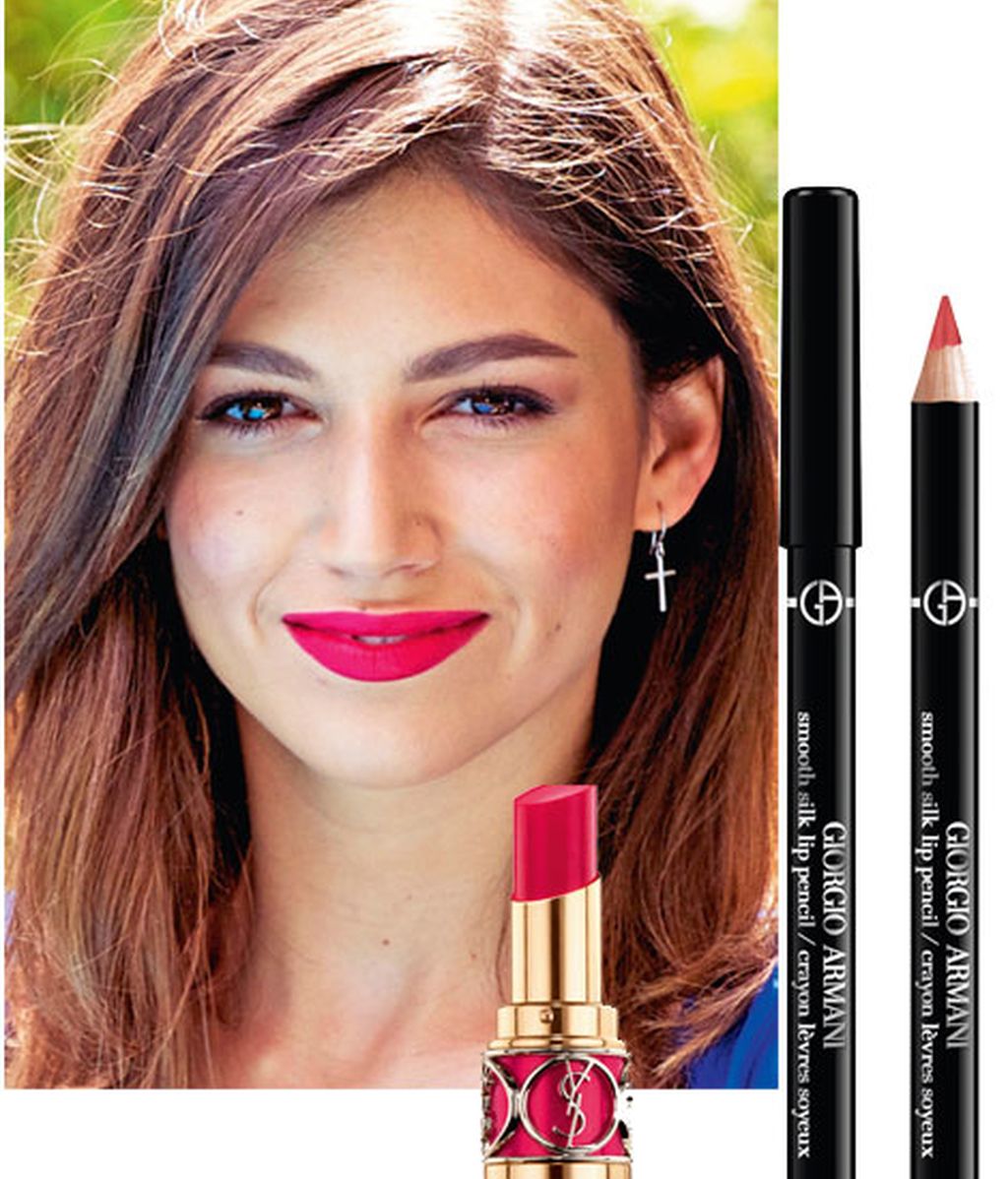 El miércoles: labios rojos. Úrsula Corberó.