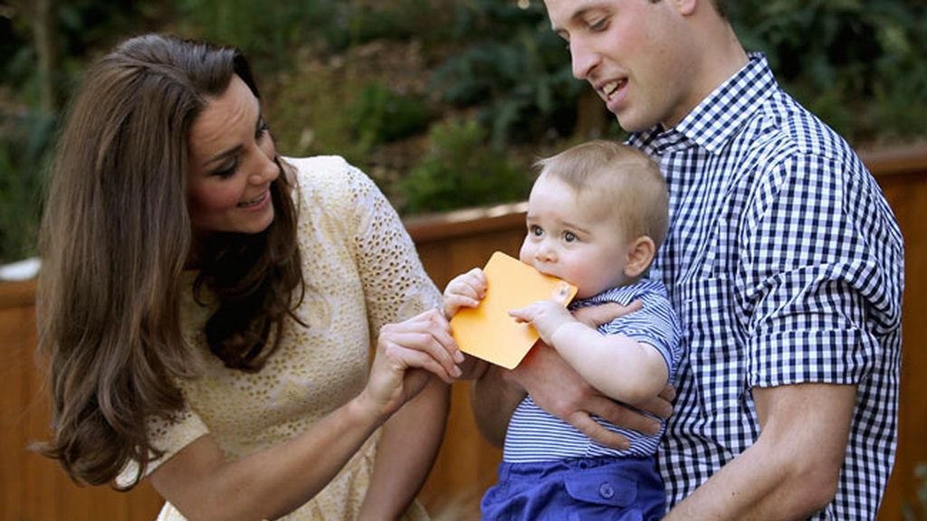 El príncipe George disfruta en el zoo de Sídney