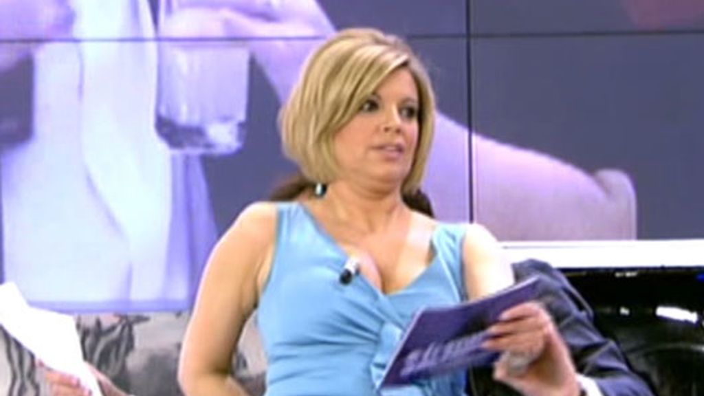 Terelu se sienta encima de Gerardo para que se calle de una vez