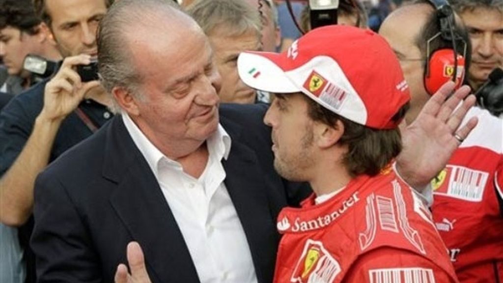 El Rey, con Alonso