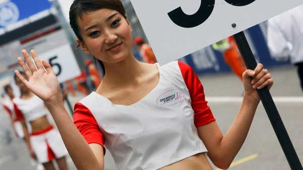 Las chicas del Gran Premio de China