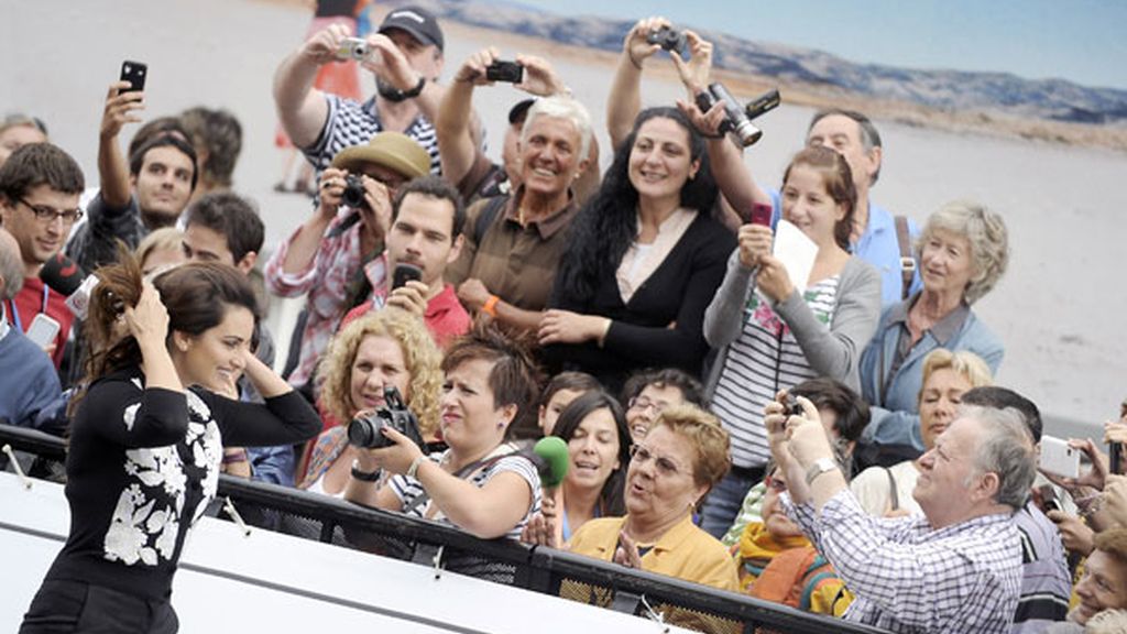 Penélope Cruz llega por fin a San Sebastián