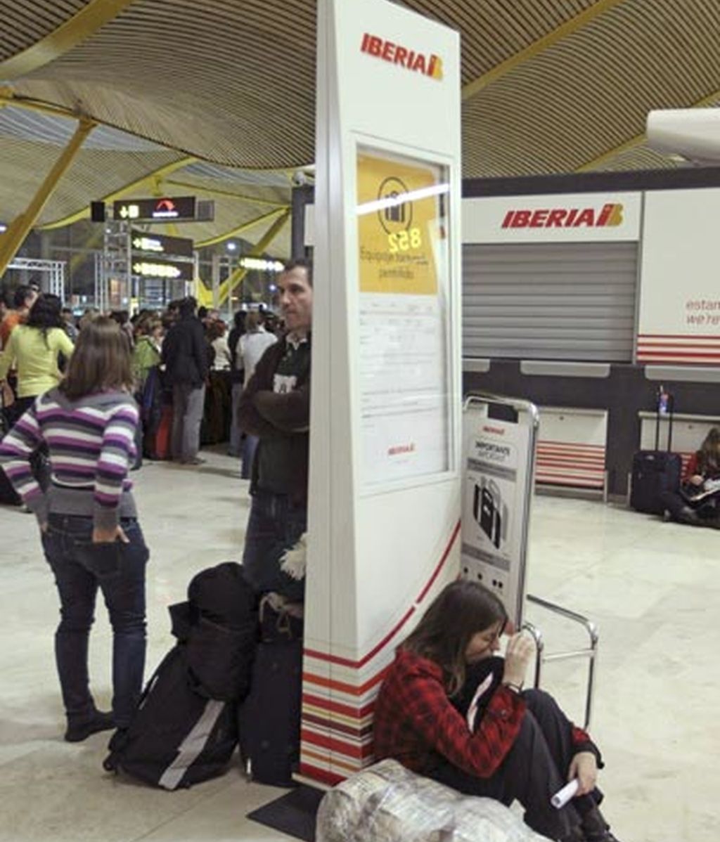 Caos en Barajas