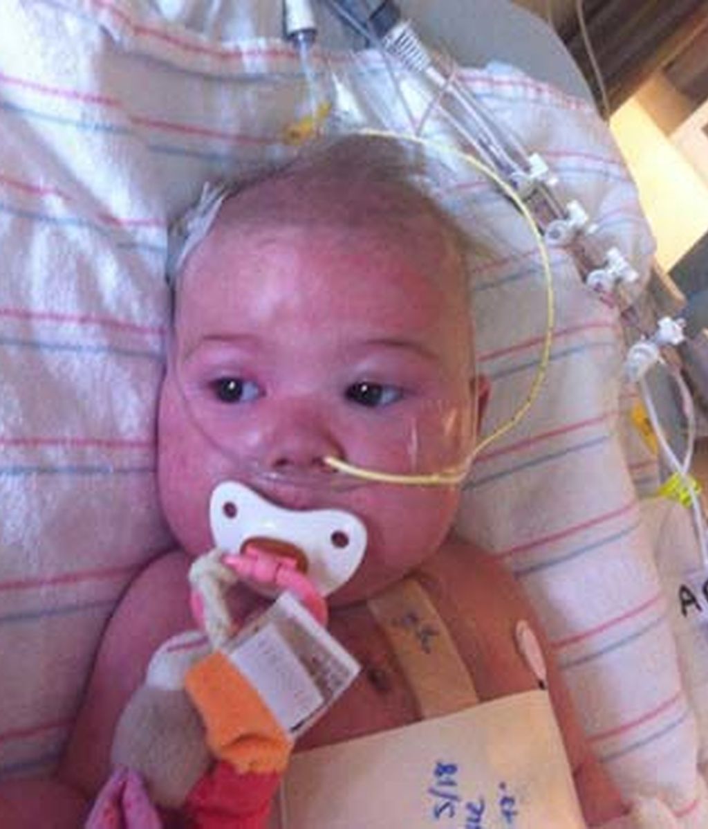 Celia, la niña de 9 meses enferma del corazón Celia, la niña de 9 meses enferma del corazón