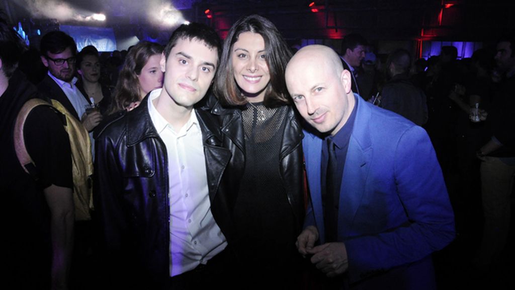 Nacho Caballero, Parsida Aboud y Javier Bonet