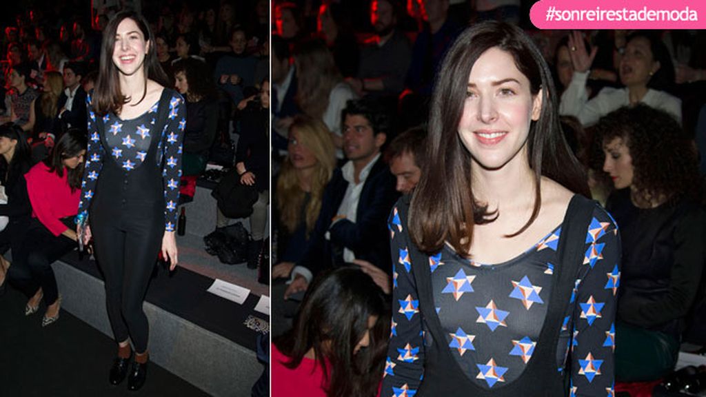 Brianda Fitz James en el desfile de AA de Amaya Arzuaga