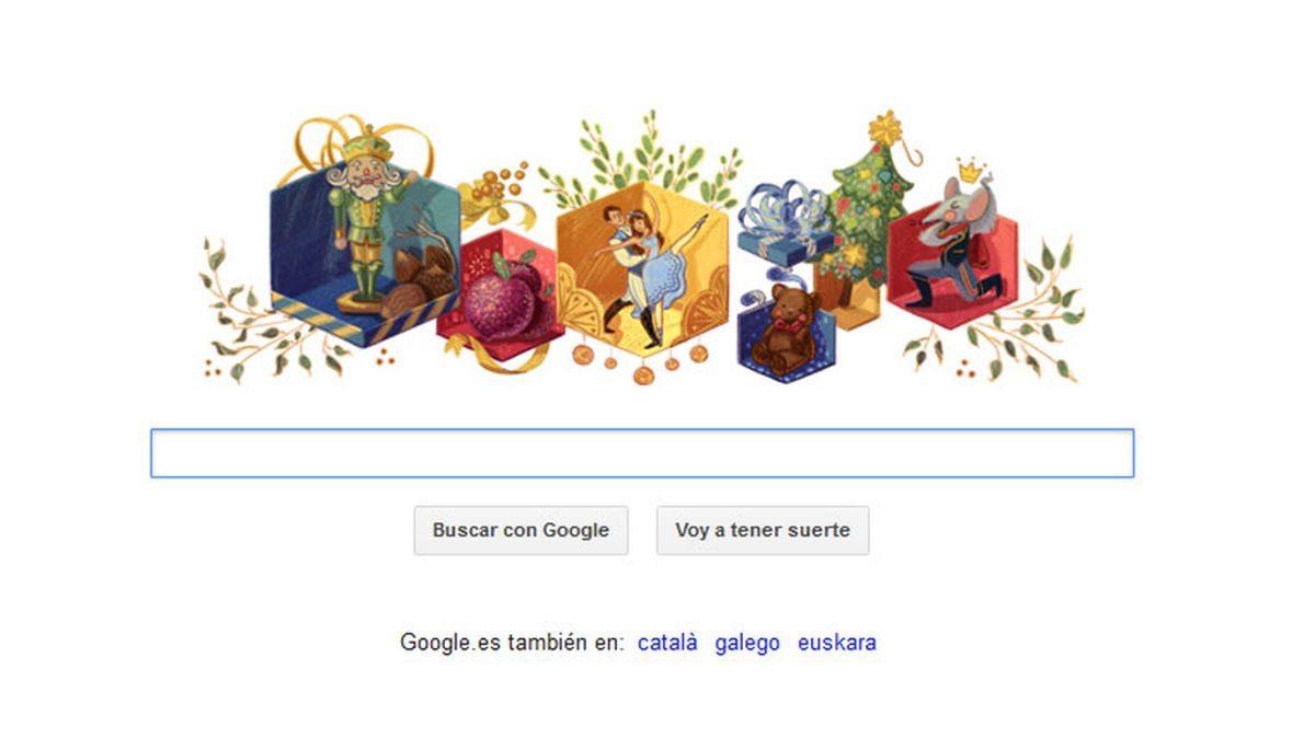 El doodle de Google conmemora el 120 Aniversario de El Cascanueces