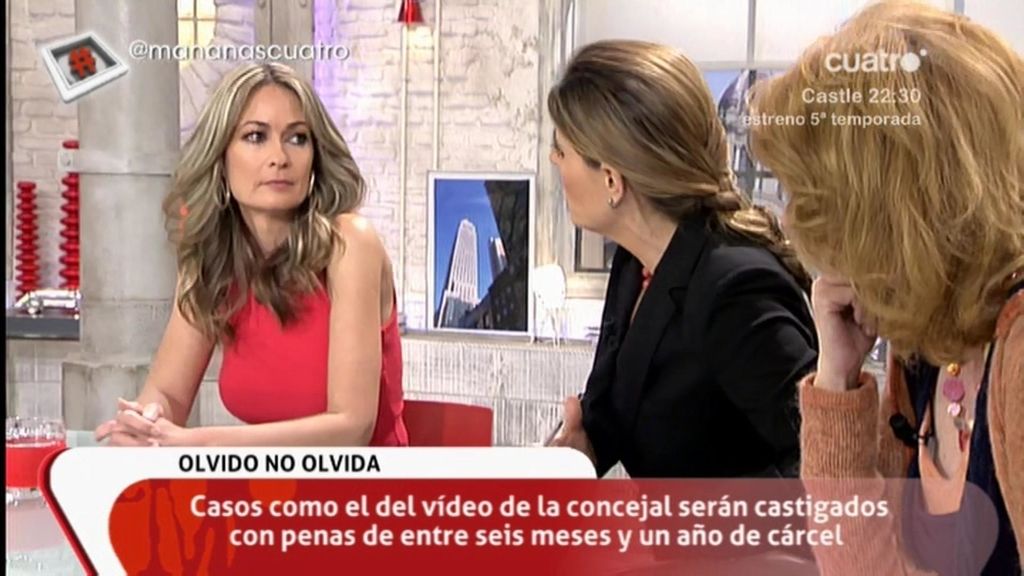 La fotos de Olvido Hormigos, en 'Las mañanas'