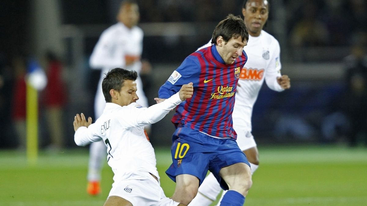 Leo Messi abrió el marcador Leo Messi abrió el marcador