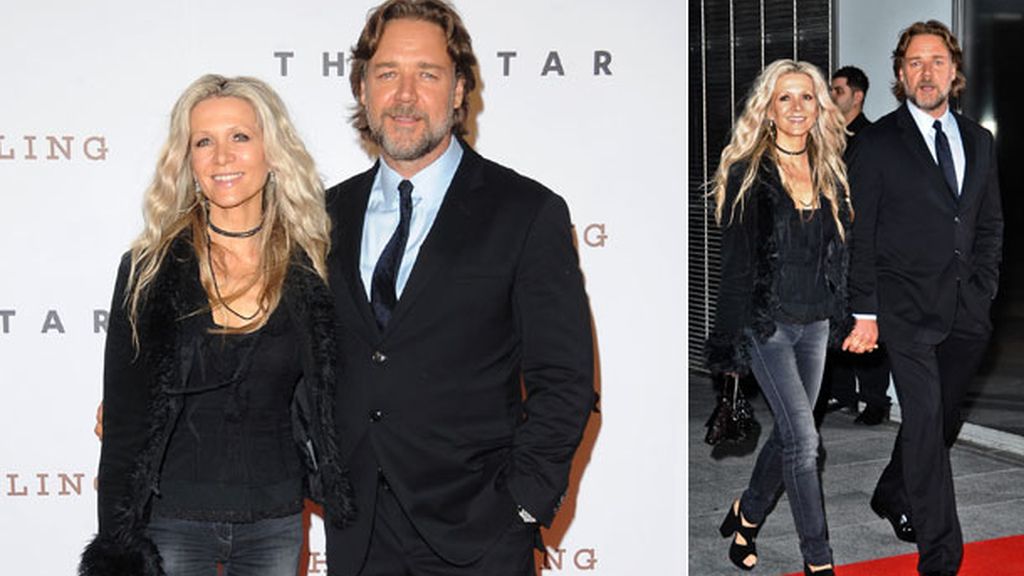 Russell y Danielle, juntos en un evento en Sídney en octubre de 2011