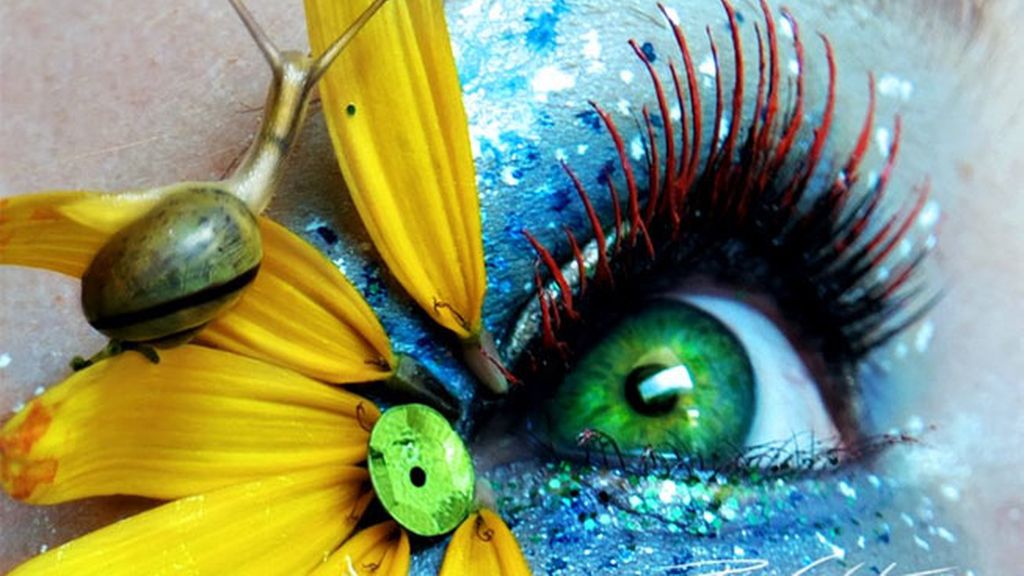 Svenja Schmitt y su sorprendente maquillaje de ojos