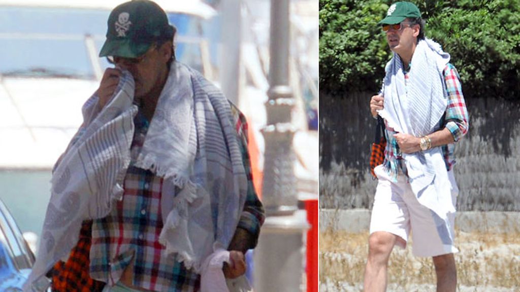 Jaime de Marichalar, Froilán y Victoria Federica disfrutan de un día de playa