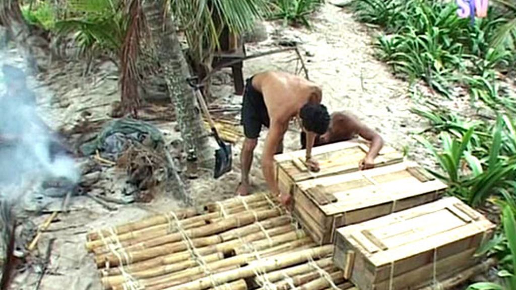 La balsa aguanta el duro viaje