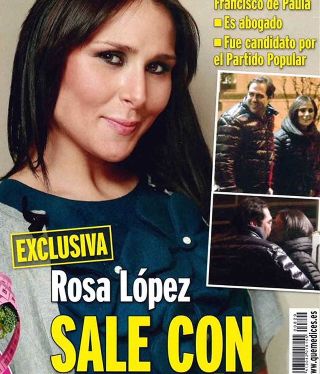 Rosa López, enamorada