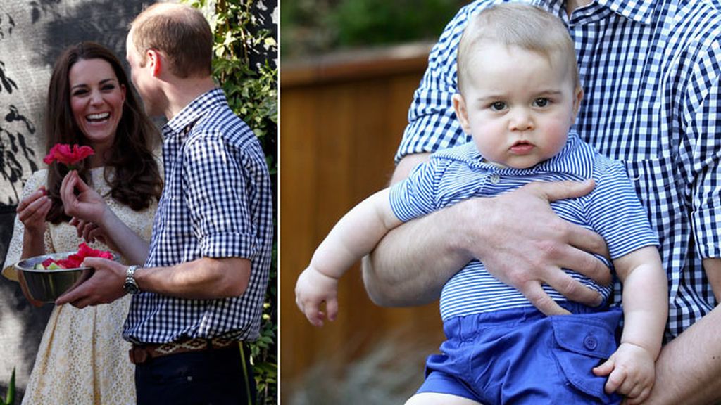 Así lo ha gozado el príncipe George en su primera visita al zoo con sus padres