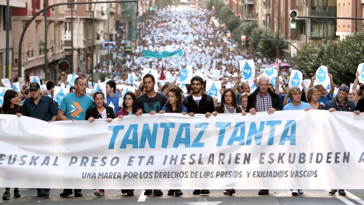 Manifestación a favor de Herrira en Bilbao