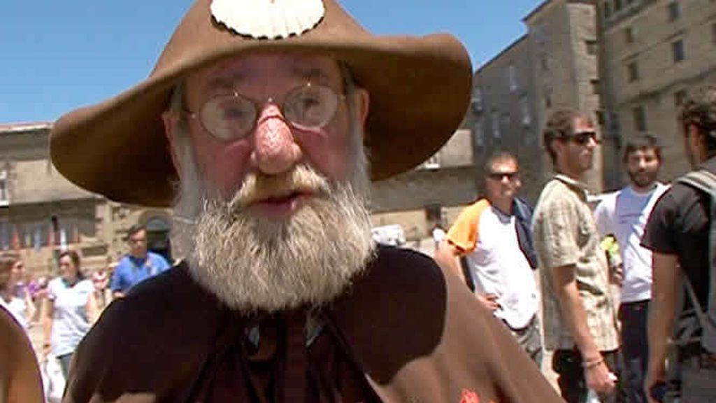 Peregrino en Santiago