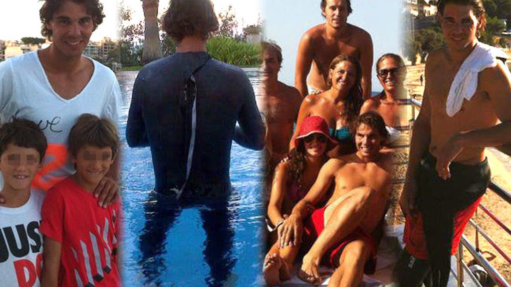 Nadal se refugia en su familia para recuperarse