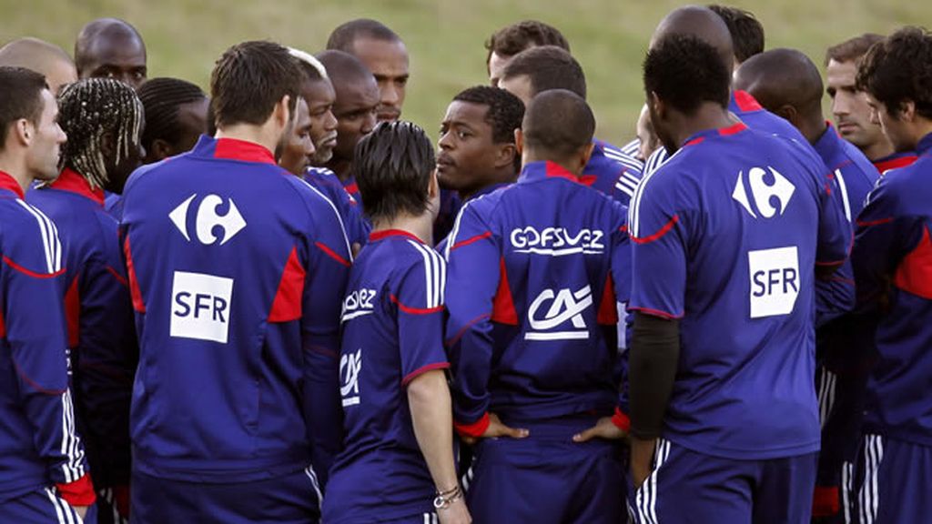 Francia se niega a entrenarse Francia se niega a entrenarse