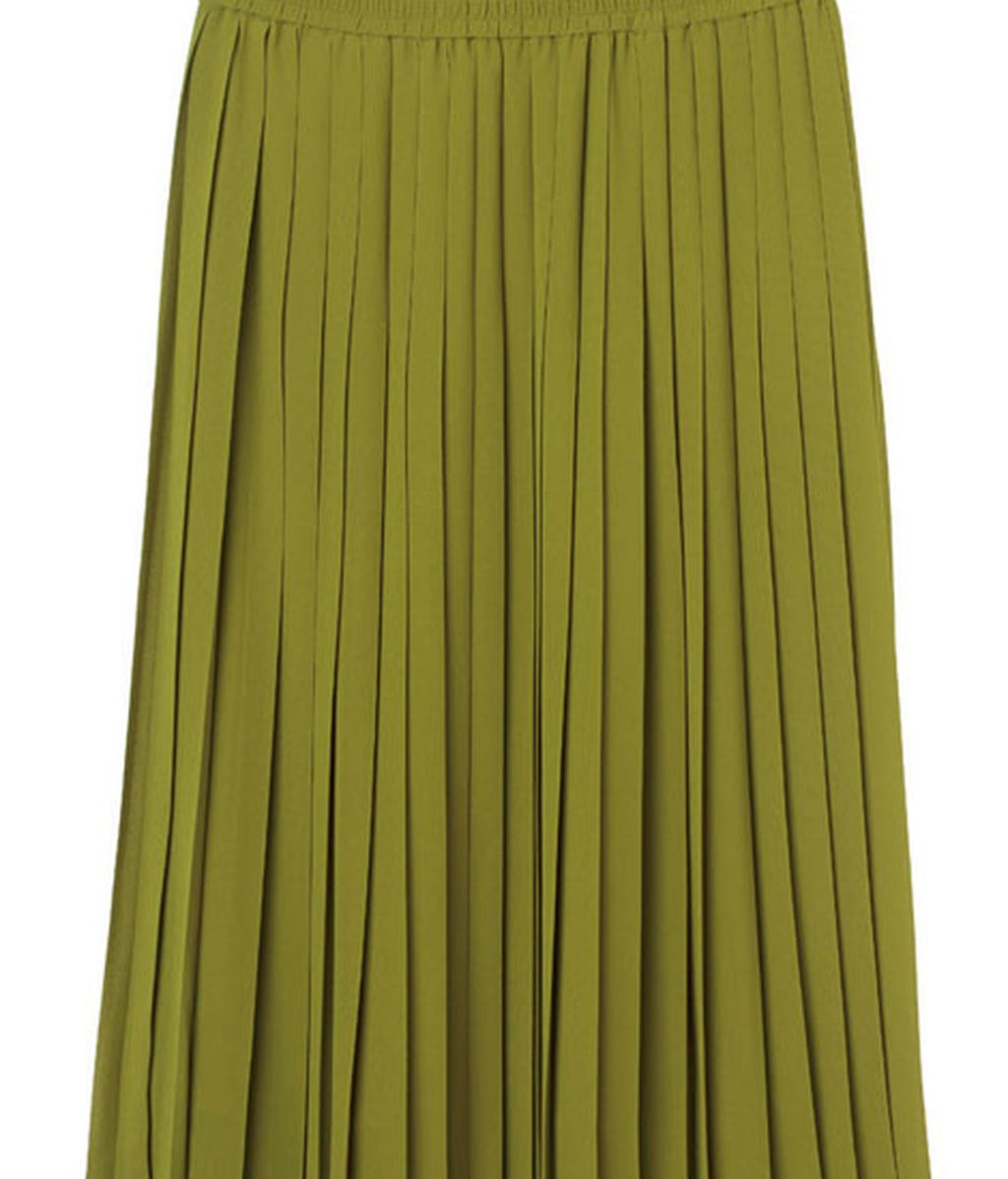 En verde