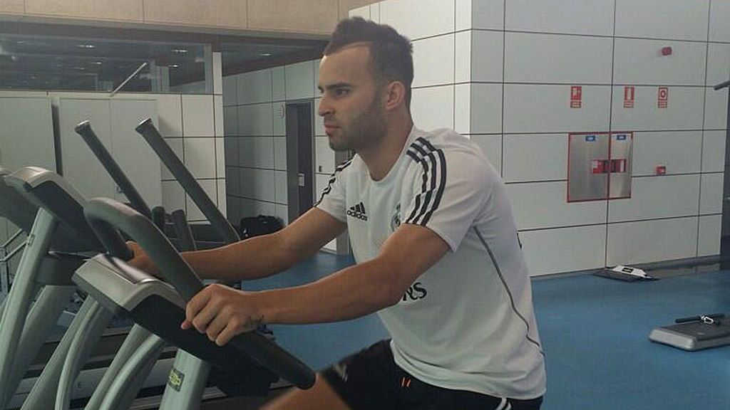 Jesé recuperándose en Valdebebas