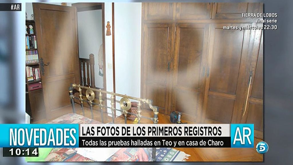 La habitación en la que encontraron la papelera con la cuerda